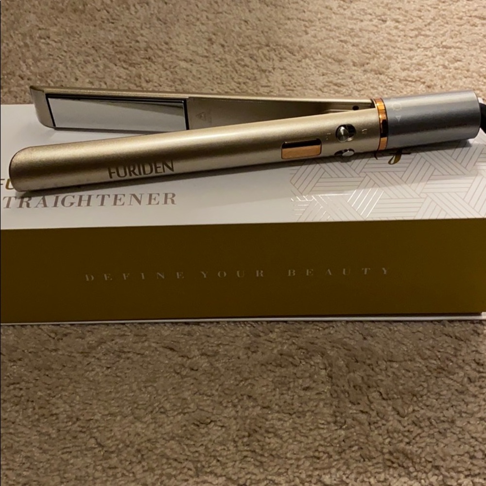 2 in 1 straightener and curling wand